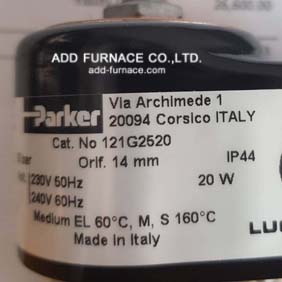 Parker Cat. No 121G2520 | Solenoid Valve 1/2 inch 30Bar DN15